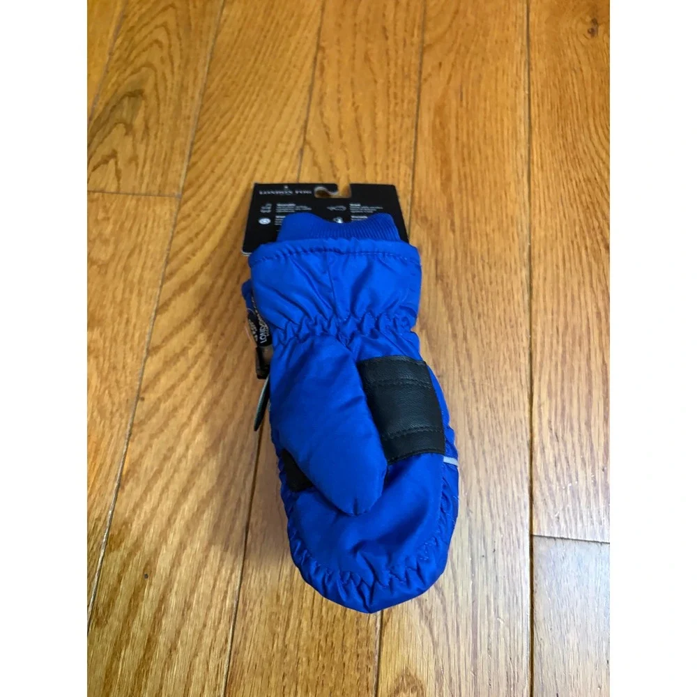 London Fog Boys Girls Royal Blue Winter Mittens Wind Resistant 4-6 Years NWT